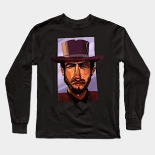 smoking cowboy Long Sleeve T-Shirt